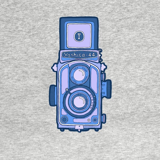 Vintage Camera blue by evannave